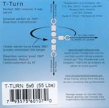 Thundermist T-Turn 3 Way Swivel - TunaFishTackle