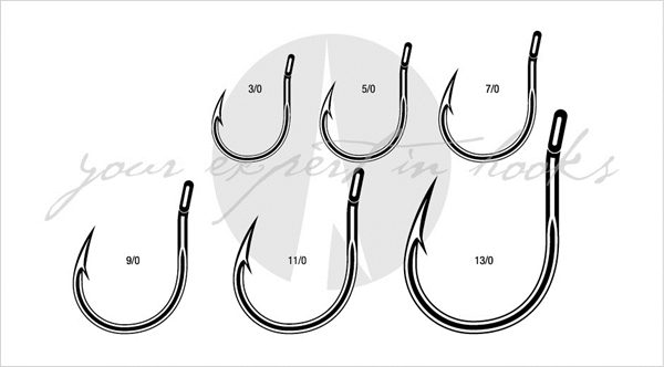 VMC 7264 Jigging Hook 9/0 - pack of 5 - DB Angling Supplies by DB