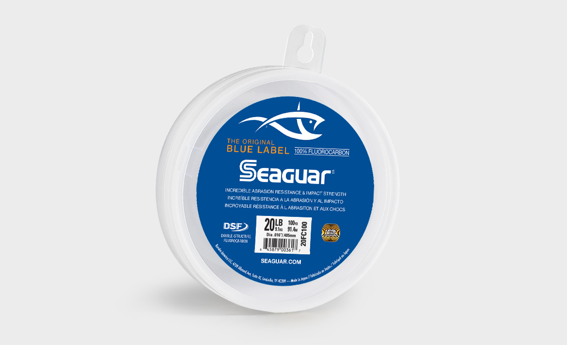 Seaguarl Blue Label Big Game 100% Fluorocarbon Fishing Line Leader,  Multiple Sizes
