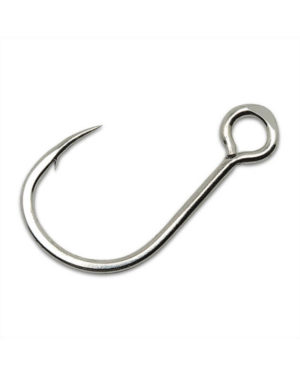 Salmon Siwash Hook with Open Eye - 3X Strong - 3/0 / Stainless Steel / 100
