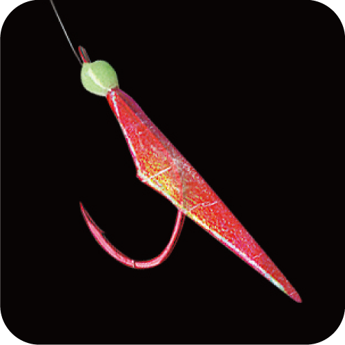 Hayabusa EX030-Hage Red Fish Skin – Aurora Finish - TunaFishTackle